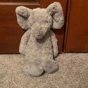 Jellycat Bashful grey elephant